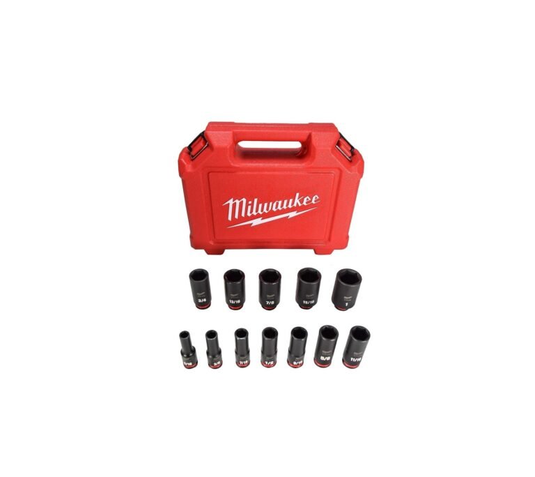Milwaukee Electric 12-Piece SAE Impact Socket Set: Built for Jobsite Abuse