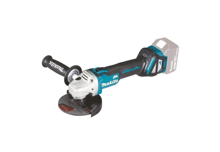 Makita DGA511Z 18V LXT Brushless 5″ Variable Speed Angle Grinder – Advanced Control, Jobsite Durability
