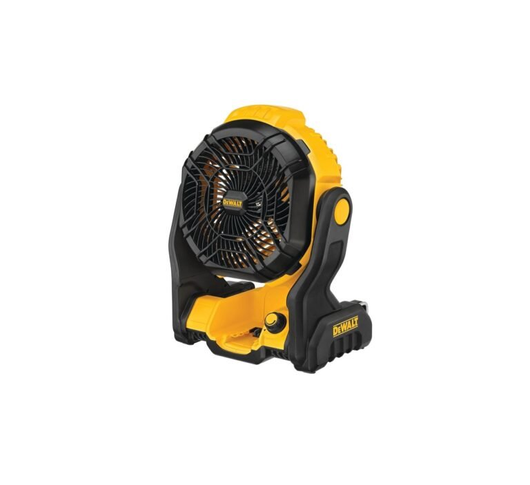 Maximize Your Comfort: A Deep Dive into the DEWALT 20V MAX Portable Cordless Fan (DCE512B)