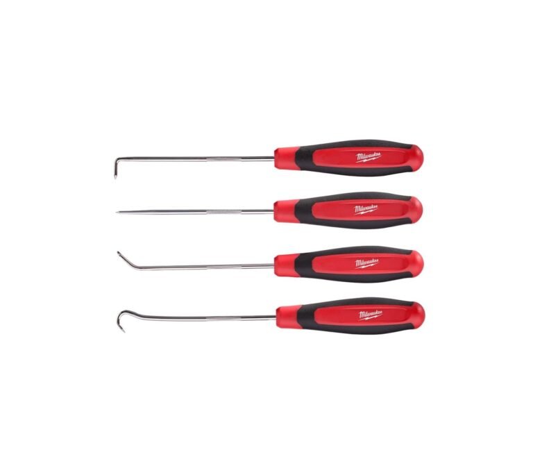 Exploring the Milwaukee Core Comfort Grip 4-Piece Hook Pick Set – All-Metal Design