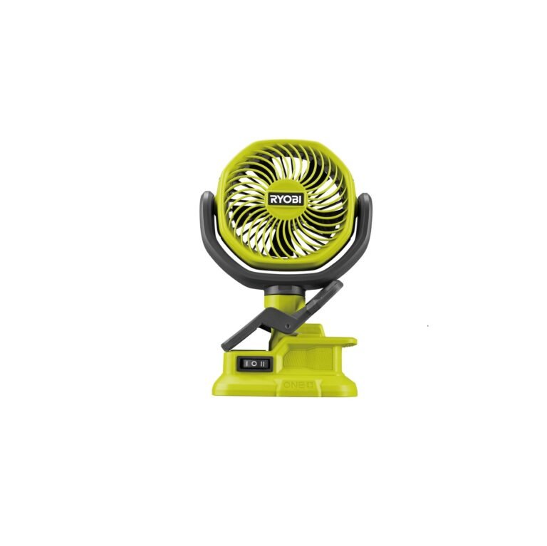 Ryobi 18V ONE+ 10 cm Clamp Fan Review – Portable Airflow in Hyper Green