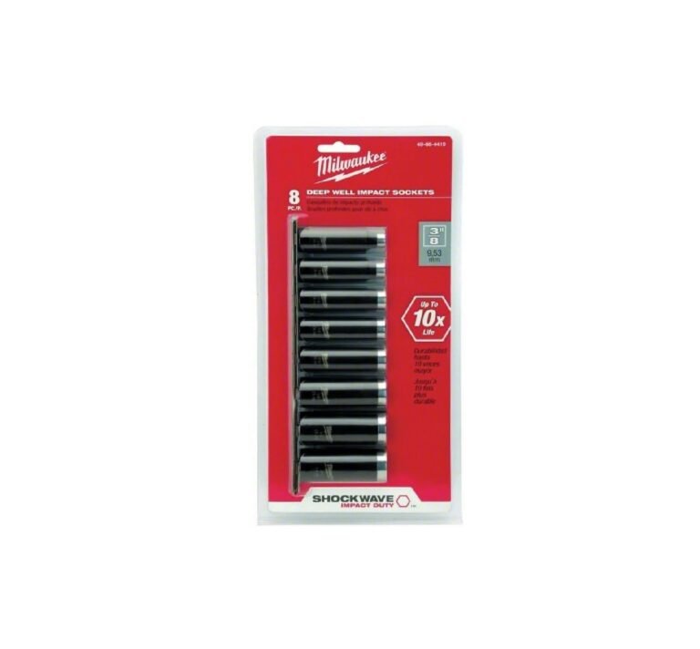 Maximize Your Tool Collection with the Milwaukee Shockwave 8-Pc Impact Socket Set