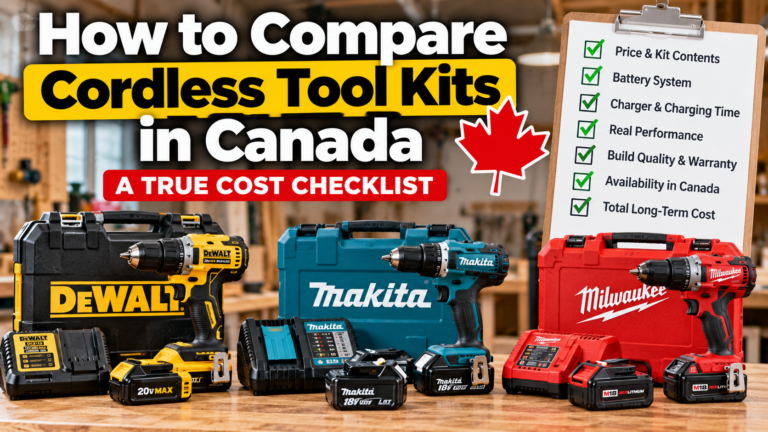 How to Compare Cordless Tool Kits in Canada: A True-Cost Checklist