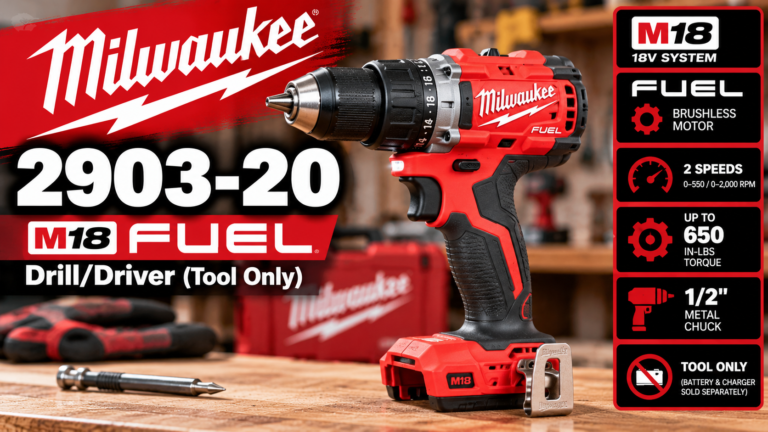 Milwaukee 2903-20 Review: M18 FUEL Drill/Driver Details